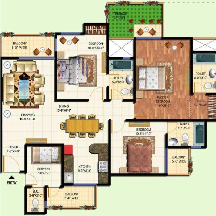 Plano de Torres de Negocios Midtown